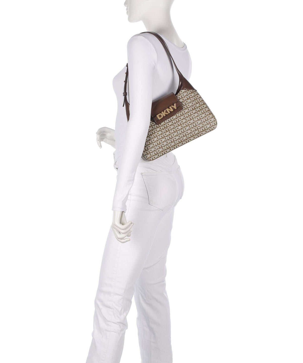 DKNY Shoulder Bag – Chino / Chocolate 3