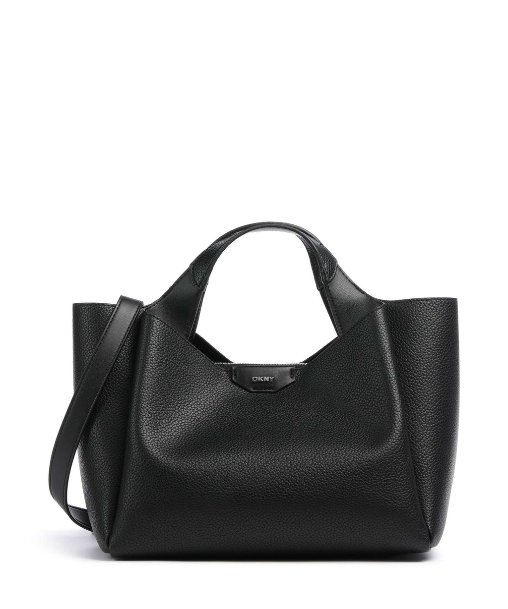 DKNY Top Handle Bag – Black / Silver 1
