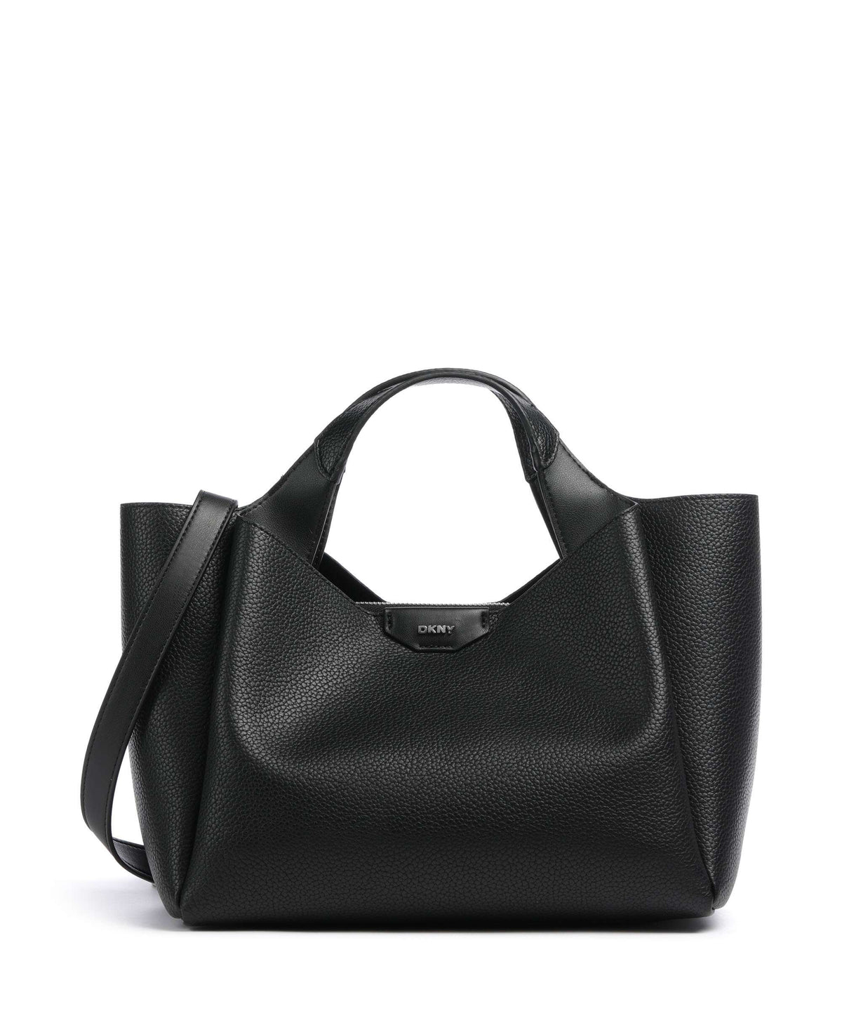 DKNY Top Handle Bag – Black / Silver 1