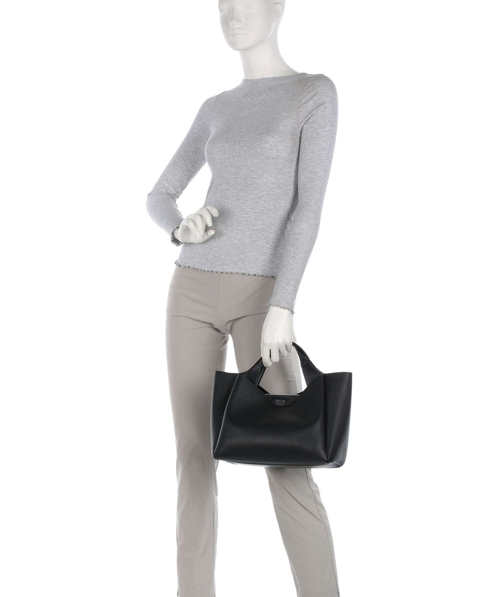 DKNY Top Handle Bag – Black / Silver 3
