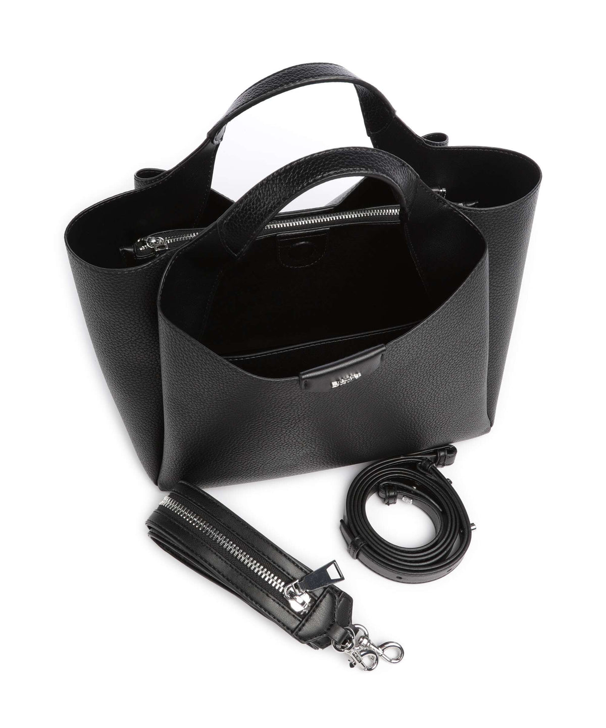 DKNY Top Handle Bag – Black / Silver 6