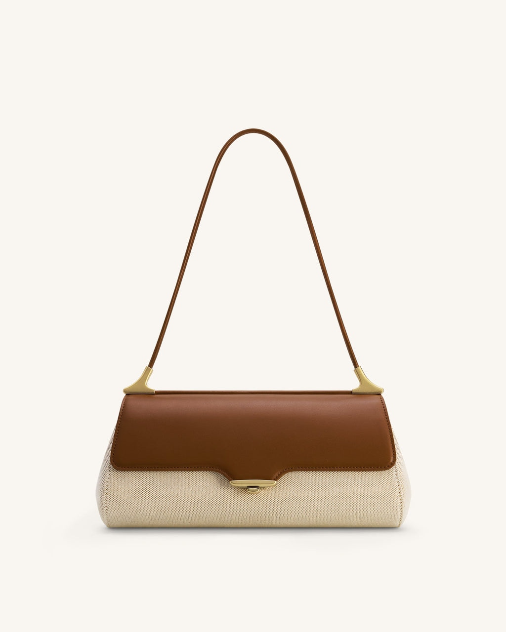 JW PEI Shoulder Bag – Brown Canvas 1