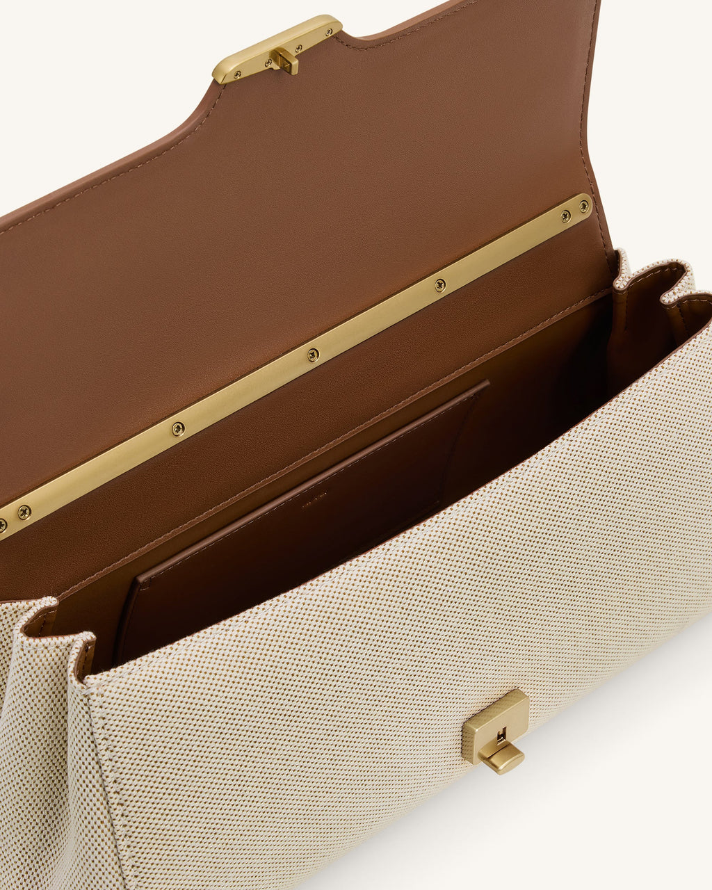 JW PEI Shoulder Bag – Brown Canvas 4
