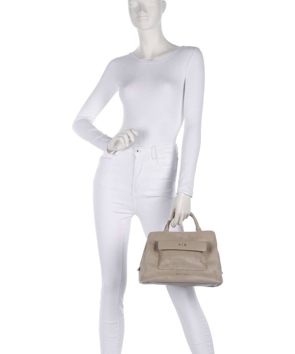 Armani Exchange Top Handle Bag – Sand 3