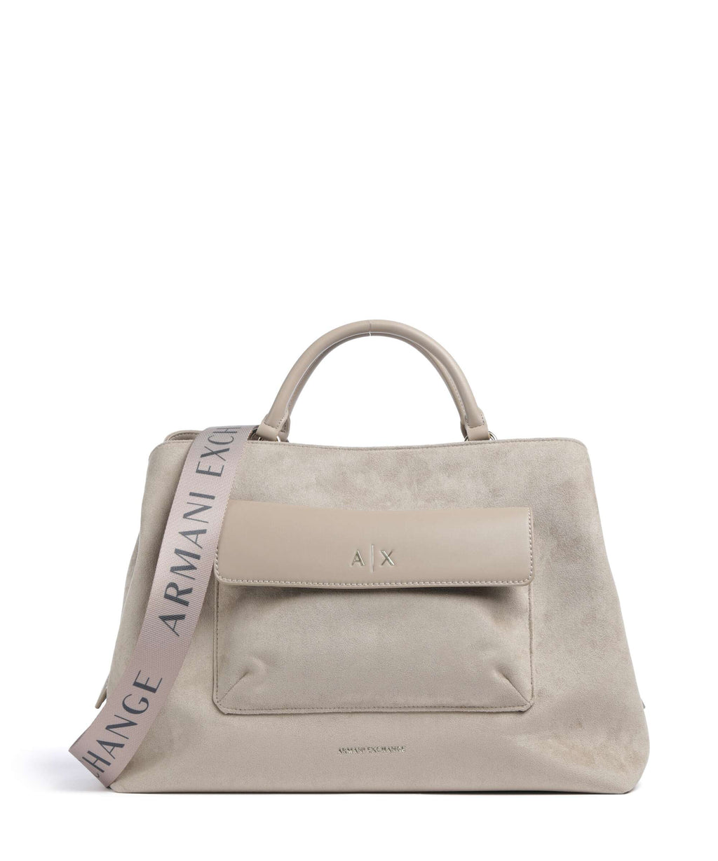 Armani Exchange Top Handle Bag – Sand 1