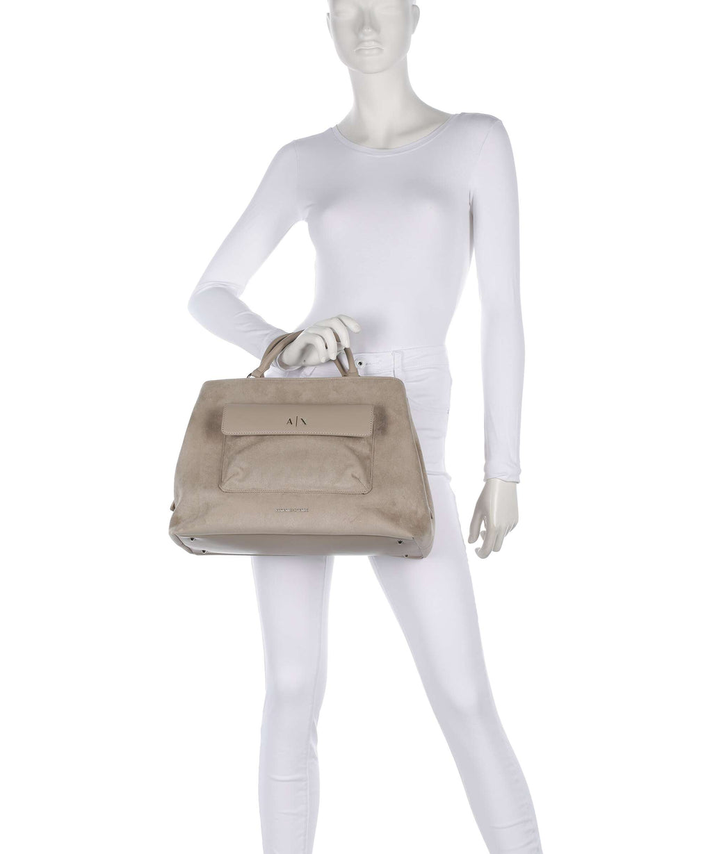 Armani Exchange Top Handle Bag – Sand 3