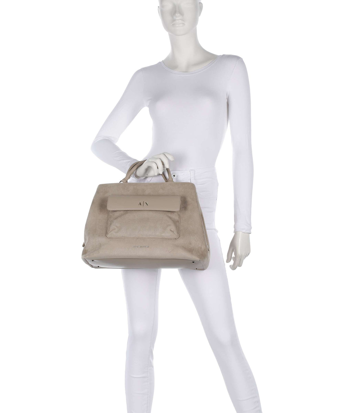 Armani Exchange Top Handle Bag – Sand 3