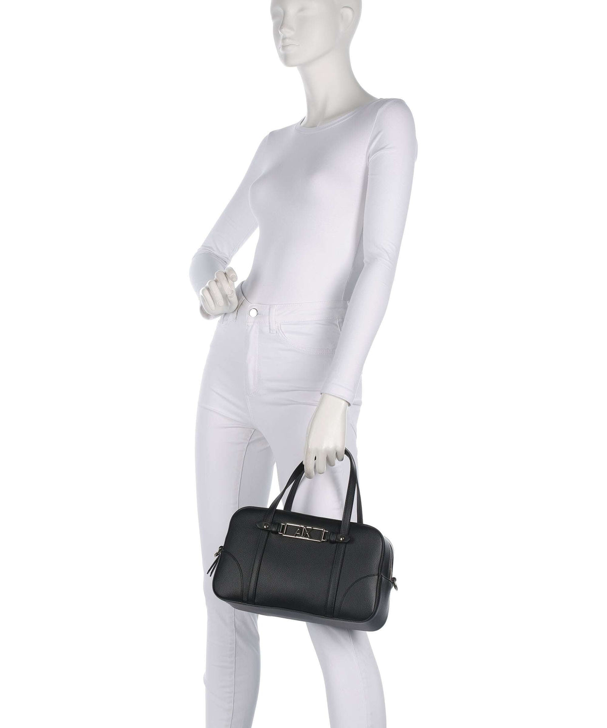 Armani Exchange Top Handle Bag – Black 3