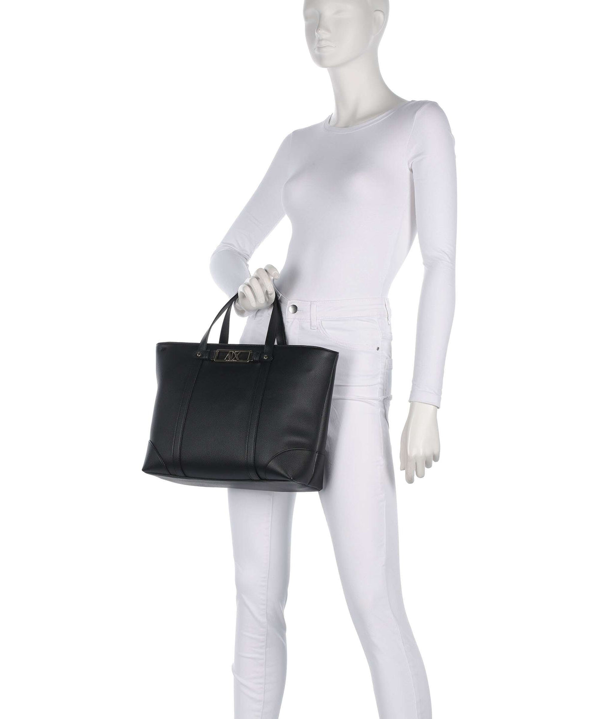 Armani Exchange Top Handle Bag – Black 3