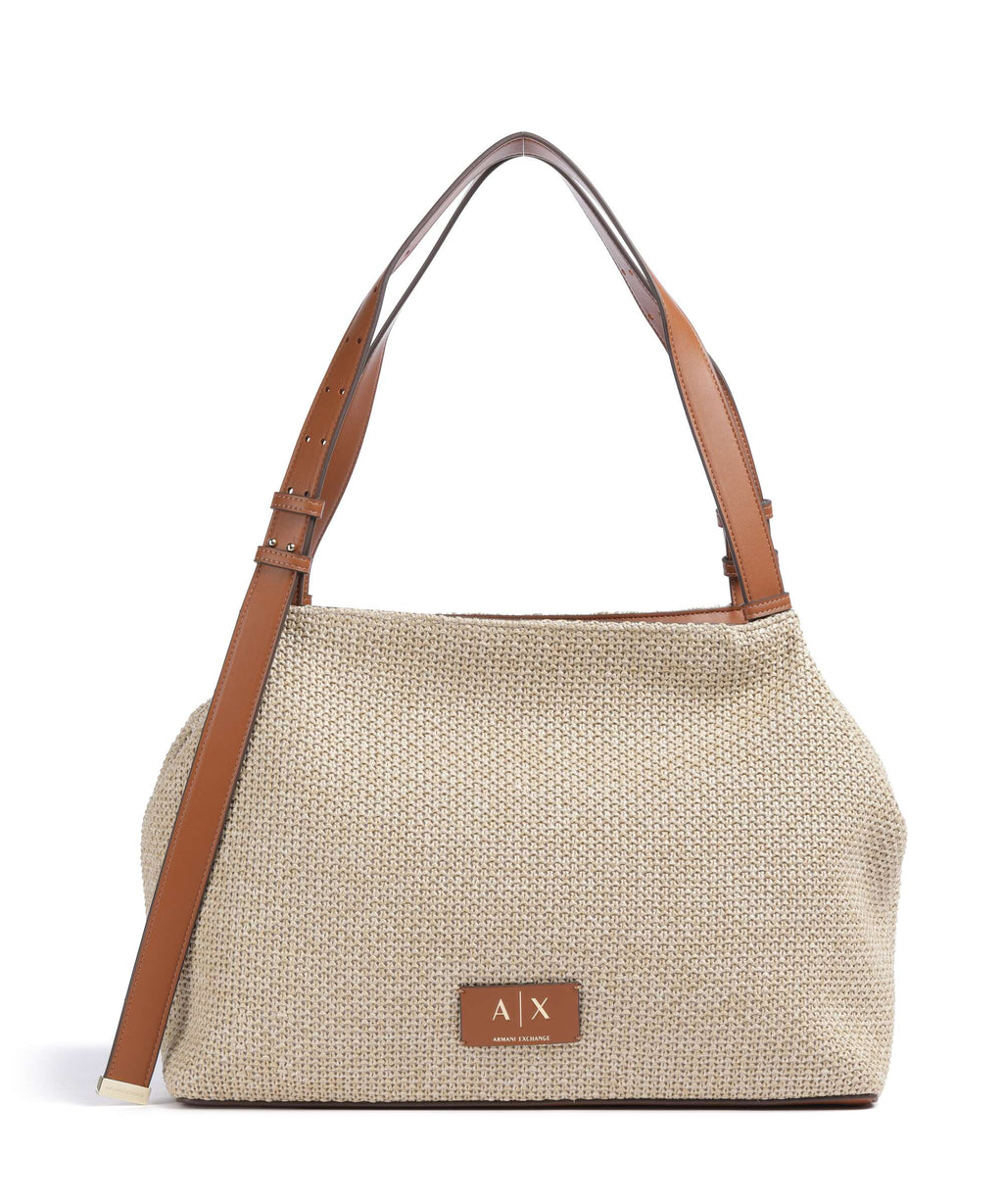 Armani Exchange Shoulder Bag – Natural / Saline Clay 1
