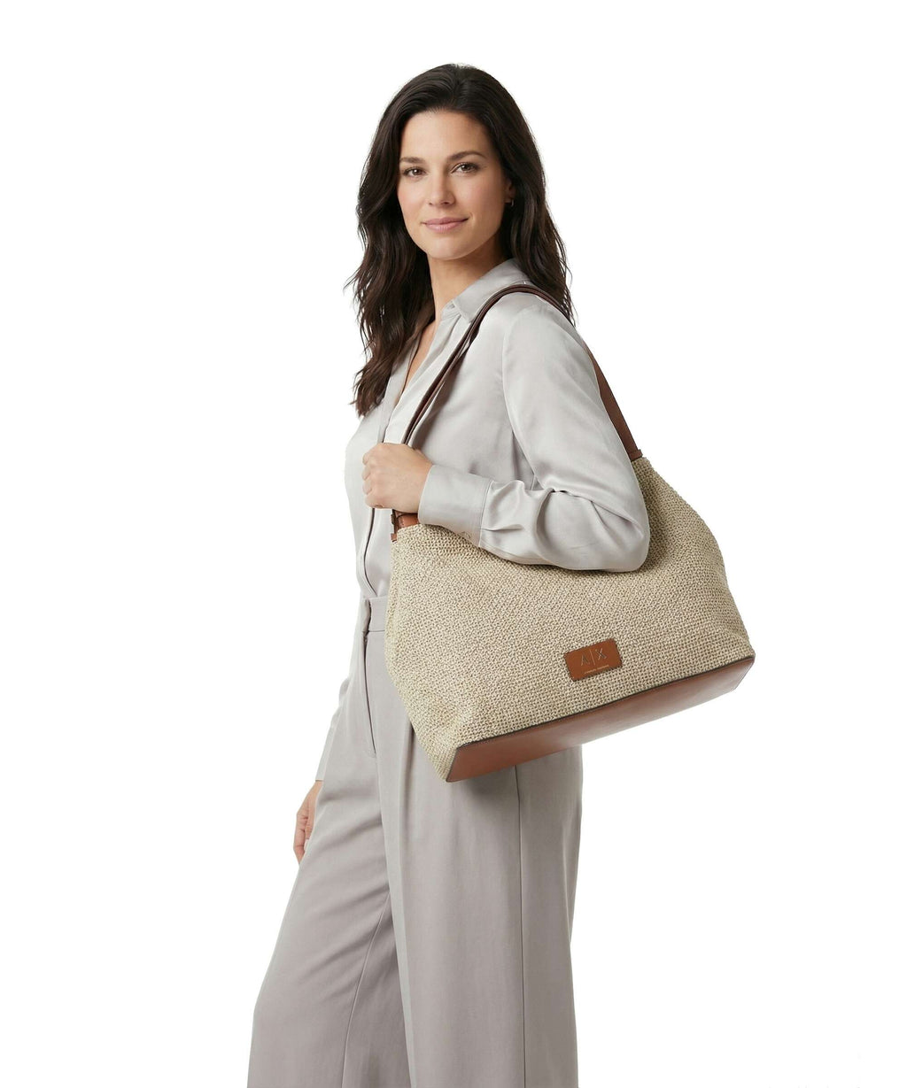 Armani Exchange Shoulder Bag – Natural / Saline Clay 3
