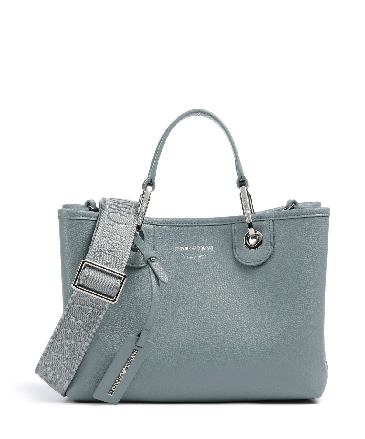 Emporio Armani S Top Handle Bag – Polvere / Moka