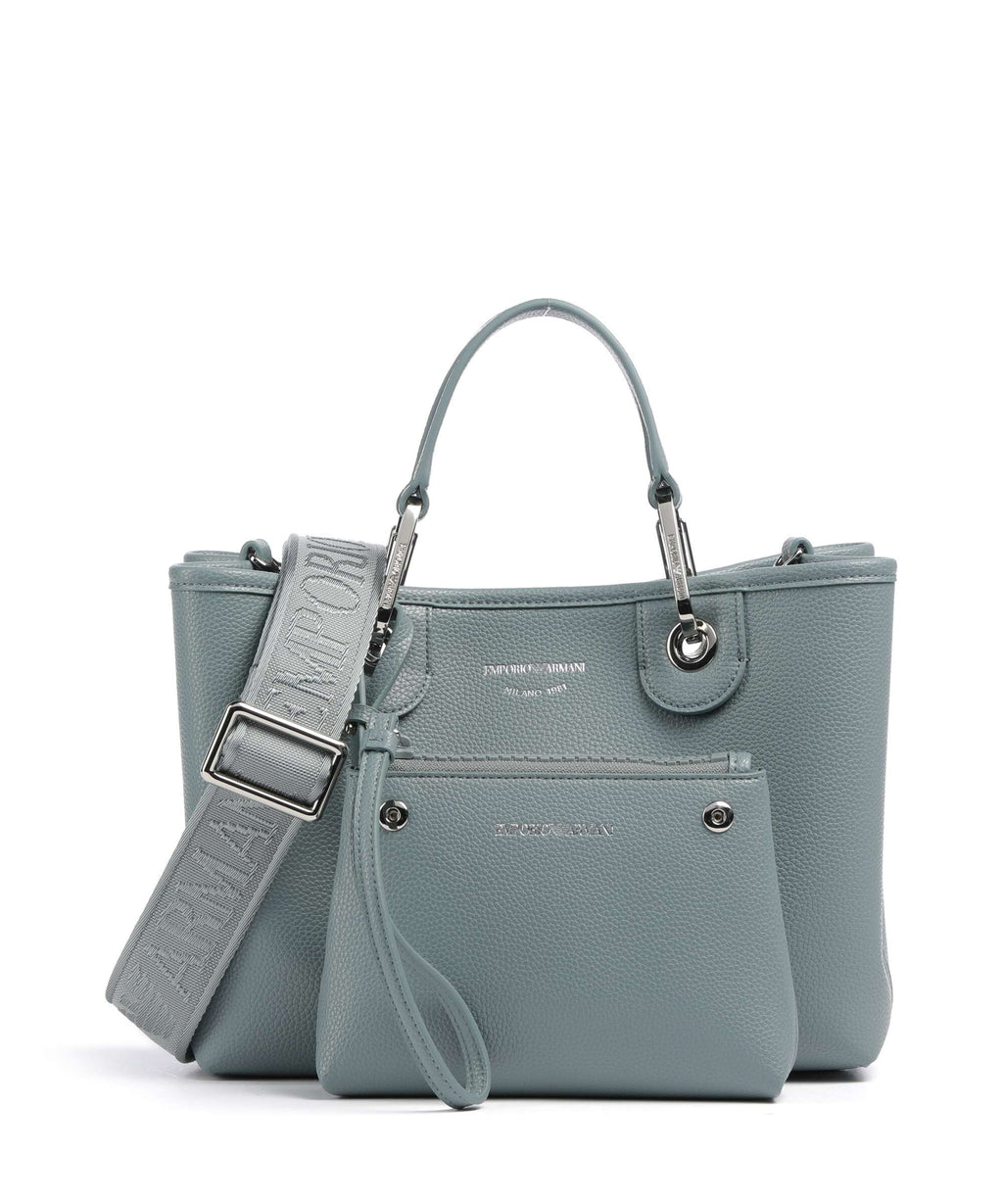 Emporio Armani S Top Handle Bag – Polvere / Moka