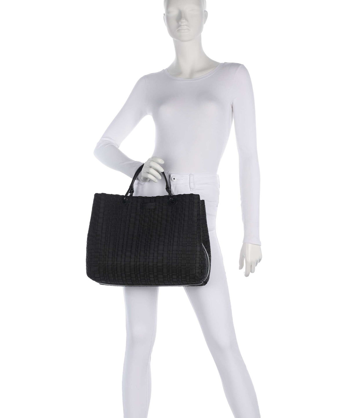 Emporio Armani M Top Handle Bag – Black Beauty