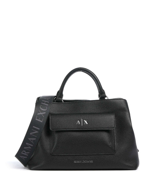 Armani Exchange Top Handle Bag – Black 1