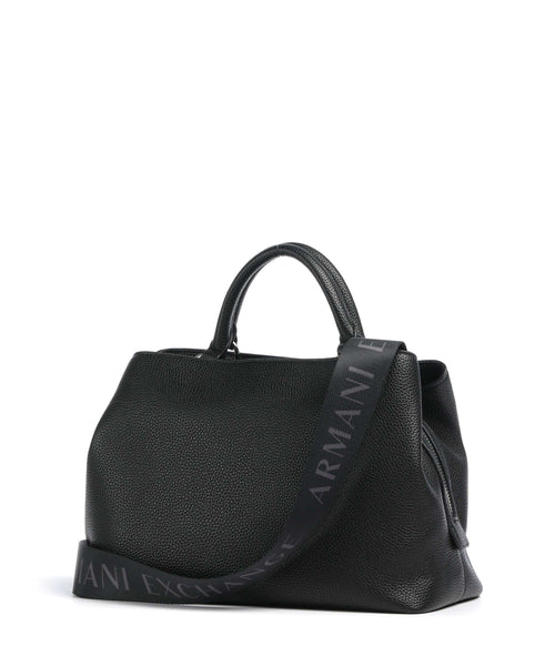 Armani Exchange Top Handle Bag – Black 2