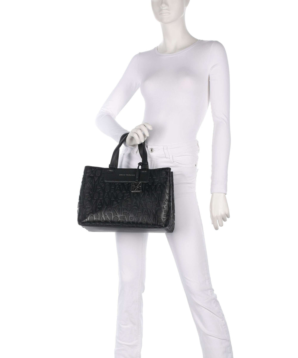 Armani Exchange Top Handle Bag – Black 3