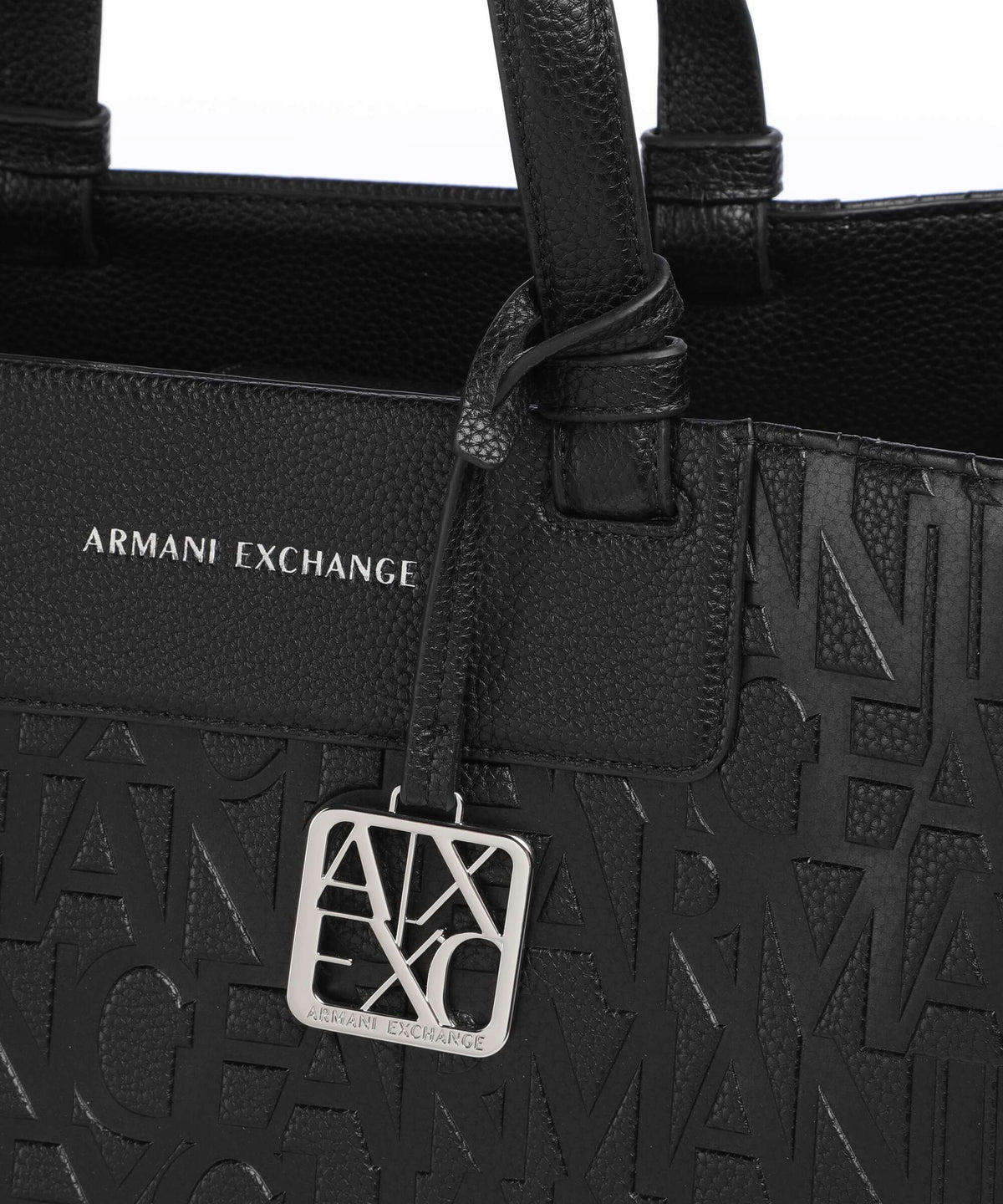 Armani Exchange Top Handle Bag – Black 4