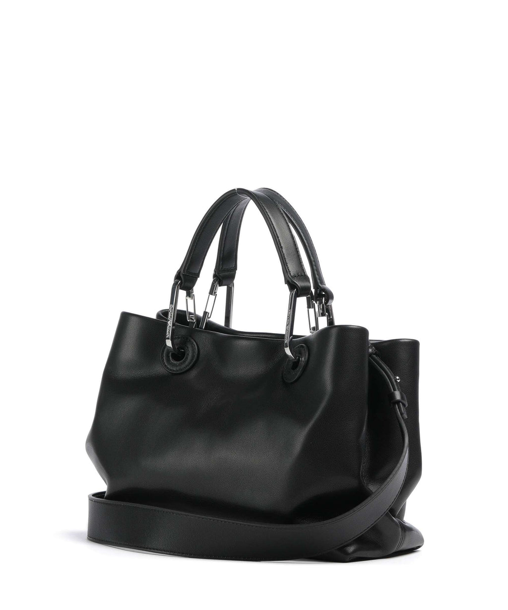 Emporio Armani S Top Handle Bag – Black