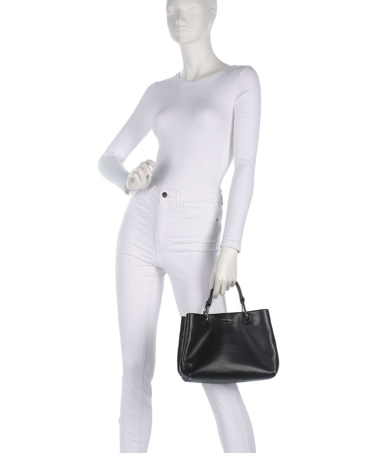 Emporio Armani S Top Handle Bag – Black