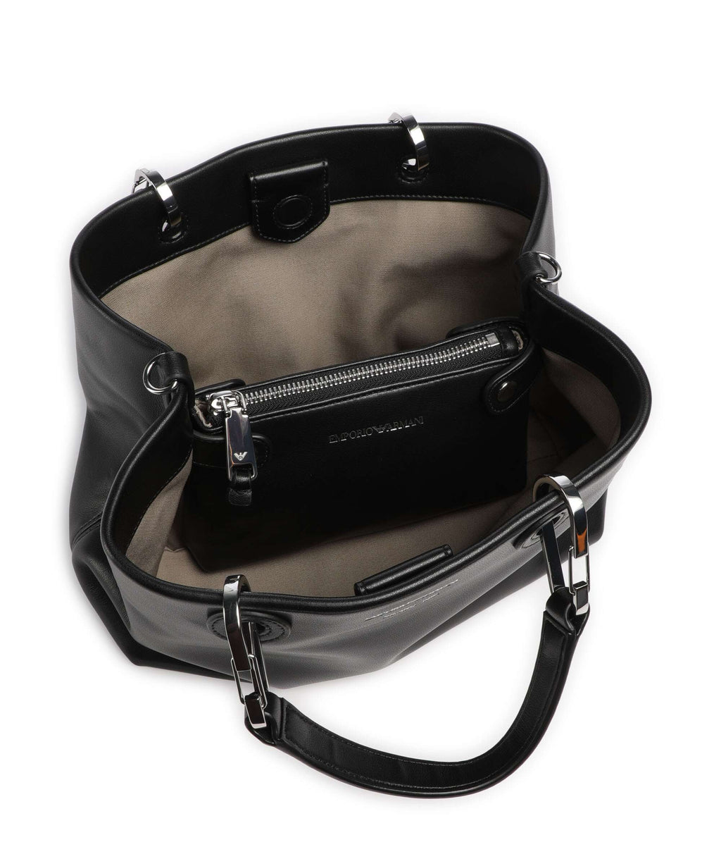 Emporio Armani S Top Handle Bag – Black