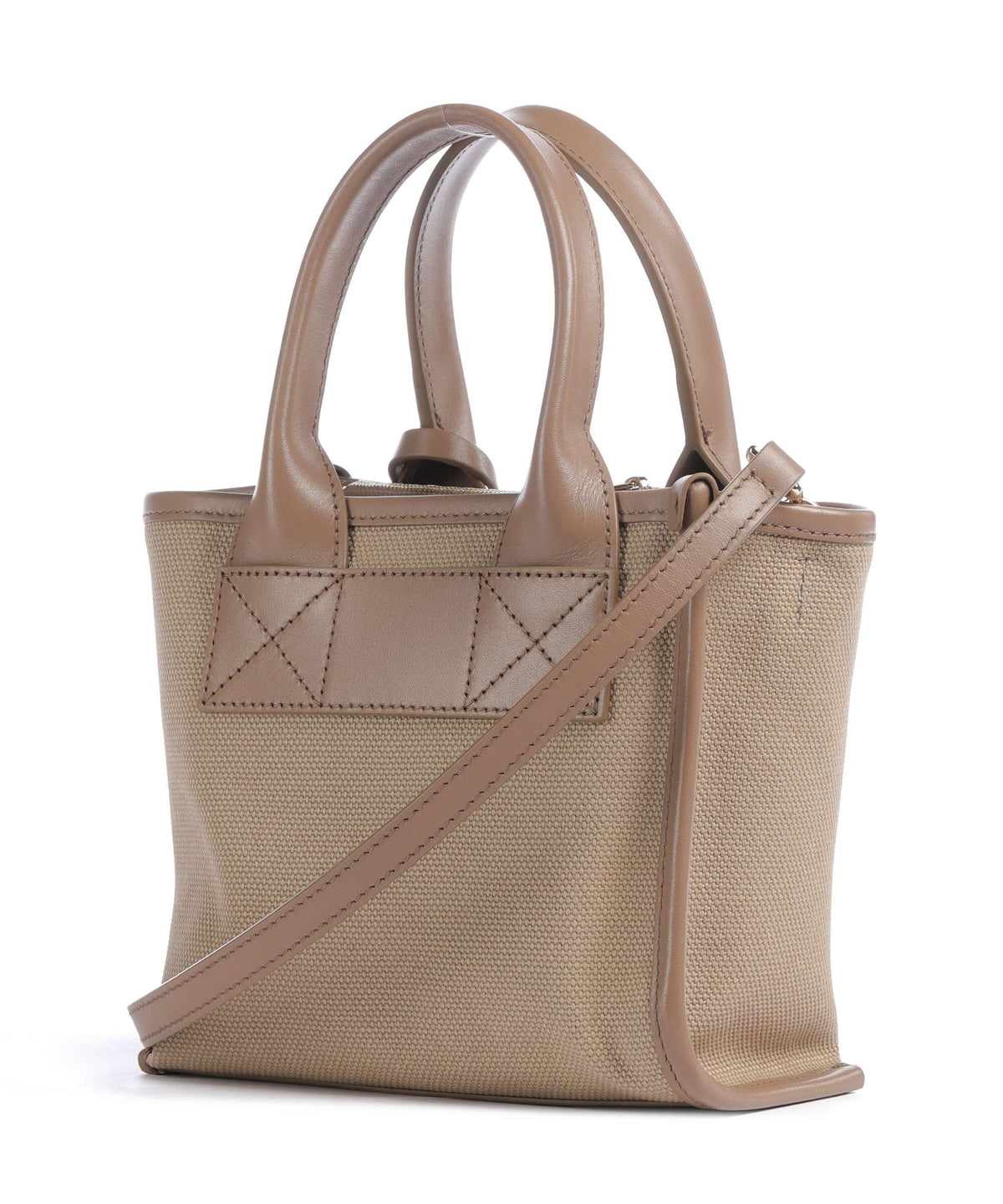 Furla Top Handle Bag – Natural / Toffee 2