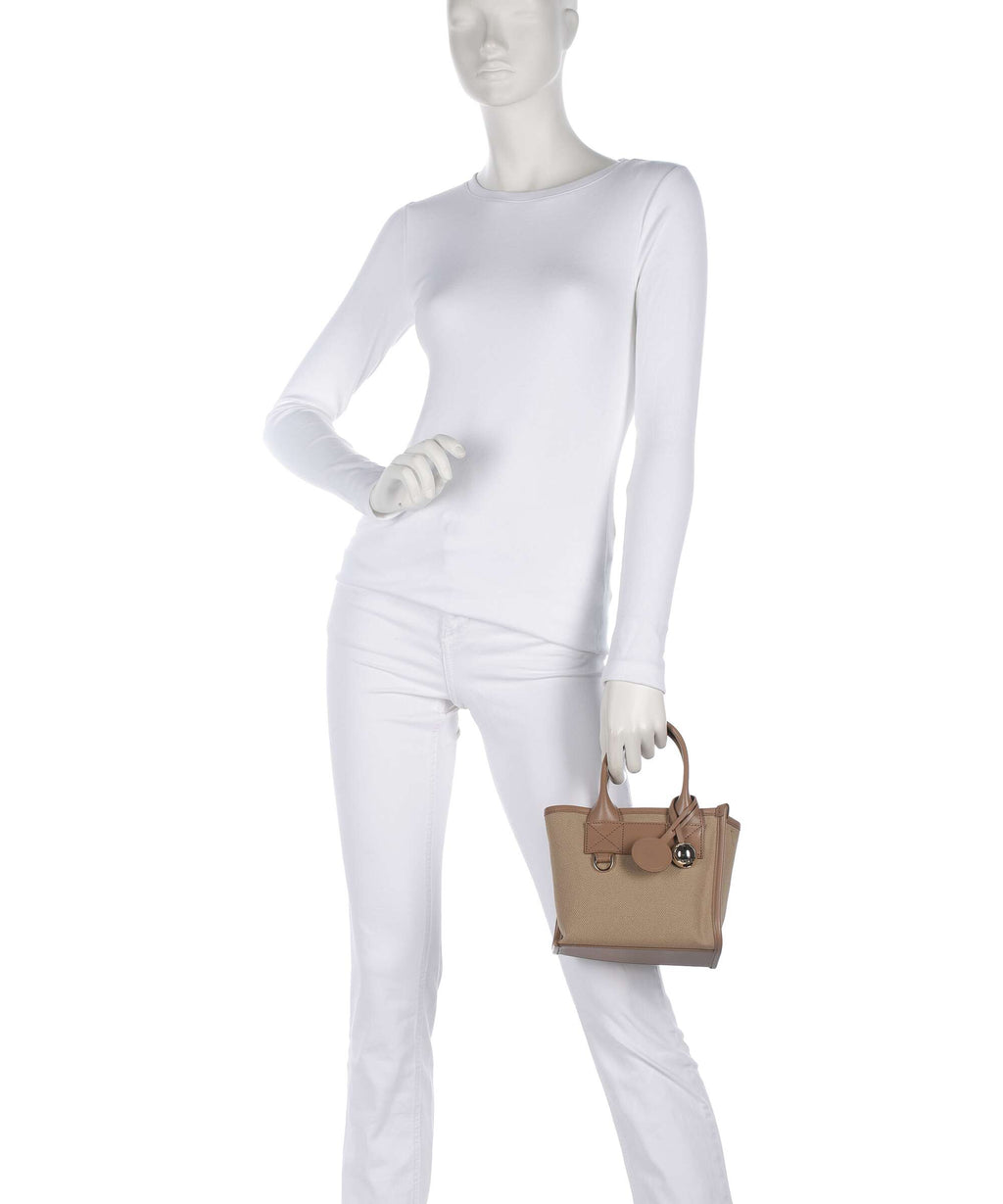 Furla Top Handle Bag – Natural / Toffee 3
