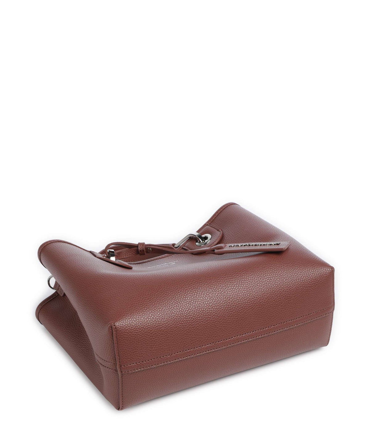 Emporio Armani S Top Handle Bag – Gianduia / Navy