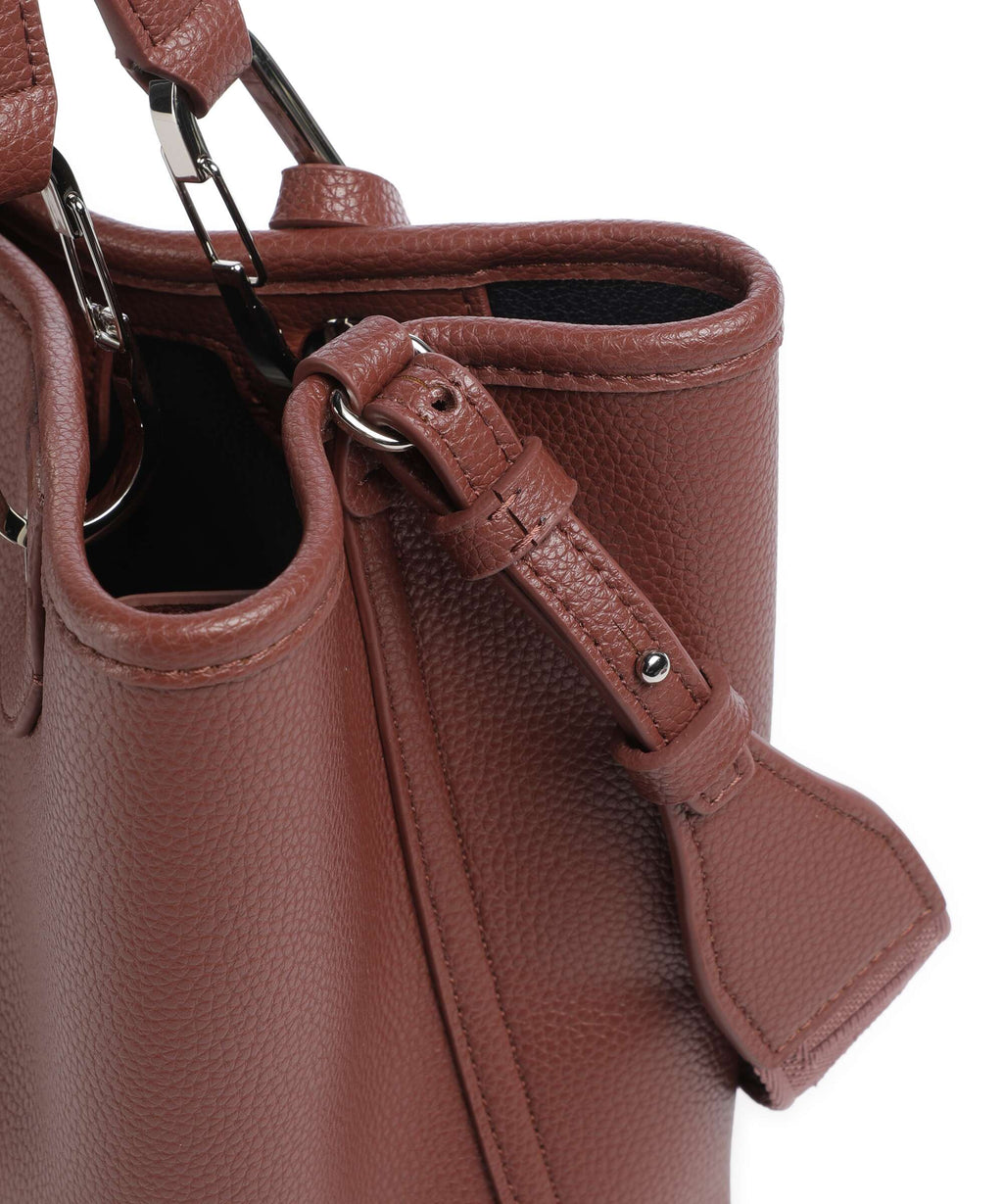 Emporio Armani S Top Handle Bag – Gianduia / Navy