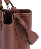 Emporio Armani S Top Handle Bag – Gianduia / Navy