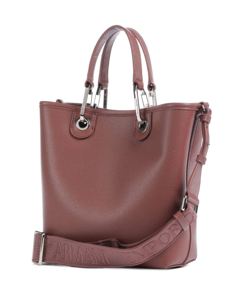 Emporio Armani Top Handle Bag – Gianduia / Navy
