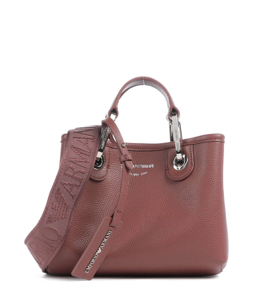 Emporio Armani XS Top Handle Bag – Gianduia / Navy