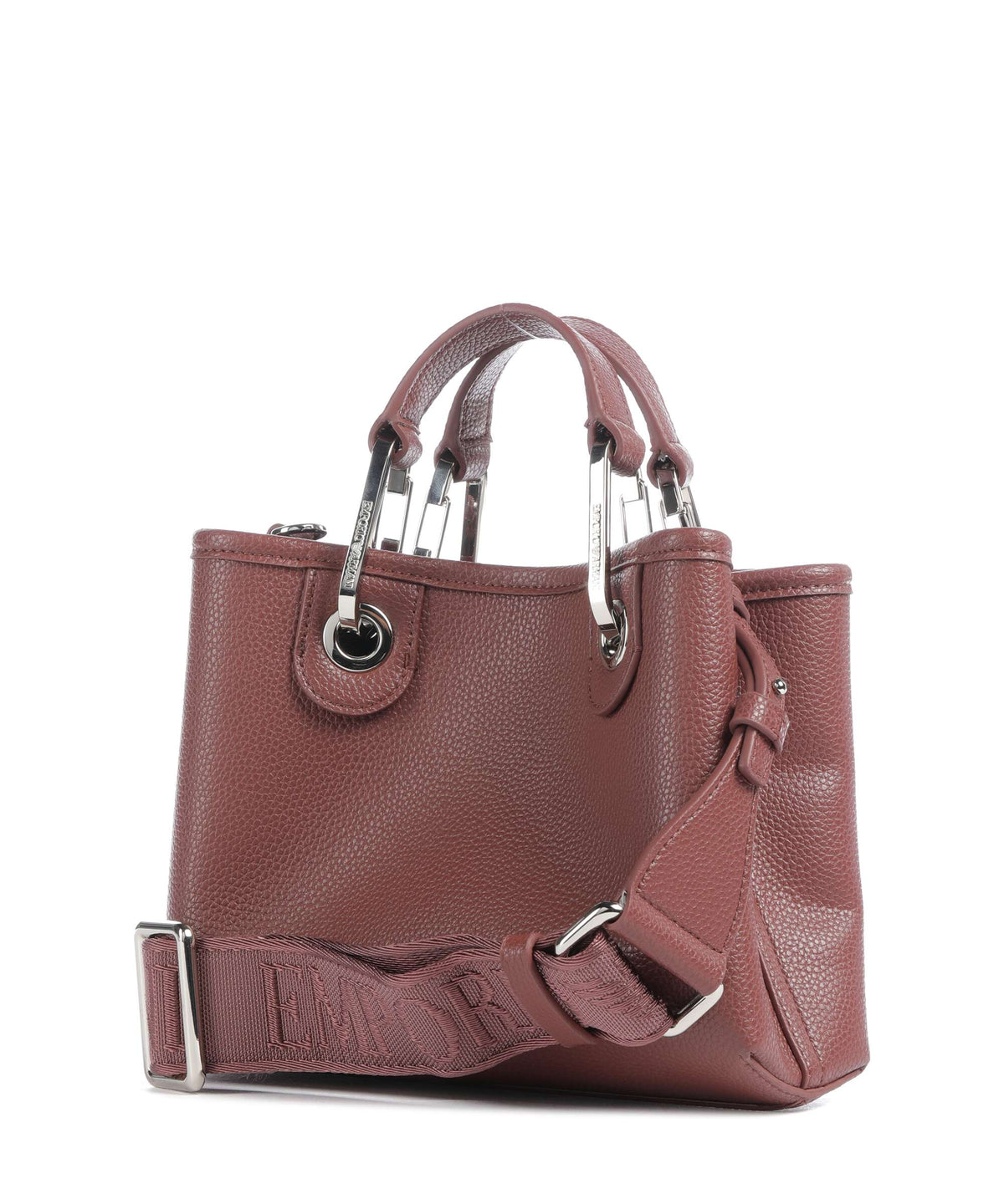 Emporio Armani XS Top Handle Bag – Gianduia / Navy