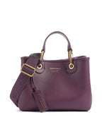 Emporio Armani S Top Handle Bag – Aubergine / Foliage