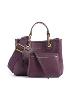 Emporio Armani S Top Handle Bag – Aubergine / Foliage