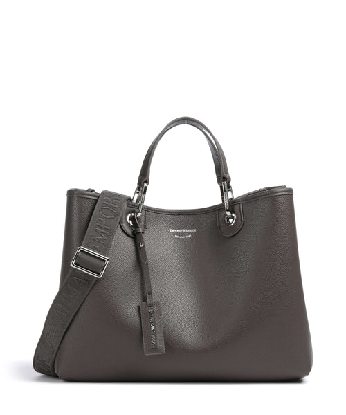 Emporio Armani M Top Handle Bag – Dark Smoke / Foliage