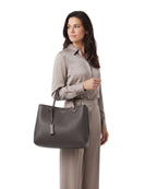 Emporio Armani M Top Handle Bag – Dark Smoke / Foliage