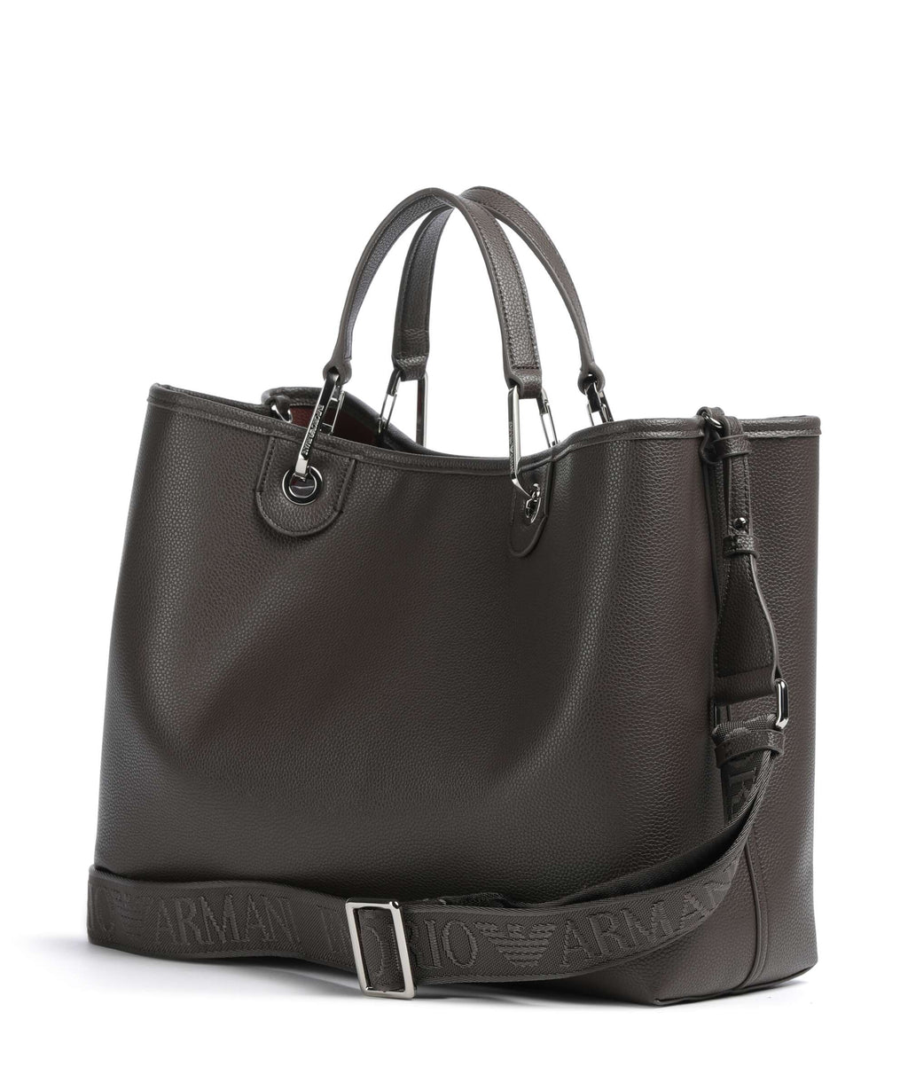 Emporio Armani M Top Handle Bag – Dark Smoke / Foliage