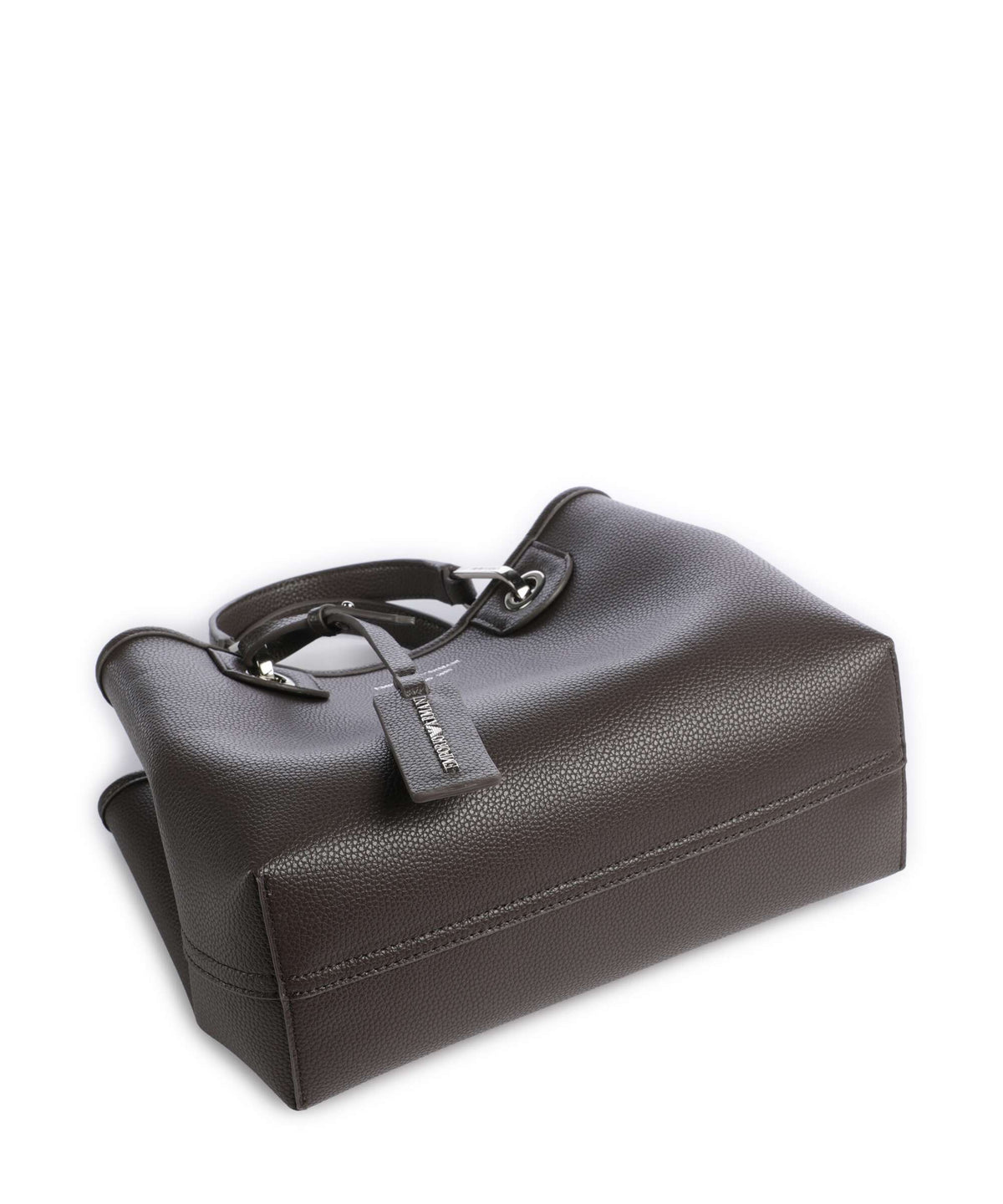 Emporio Armani S Top Handle Bag – Dark Smoke / Foliage