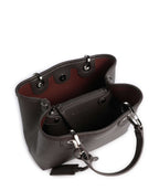 Emporio Armani S Top Handle Bag – Dark Smoke / Foliage