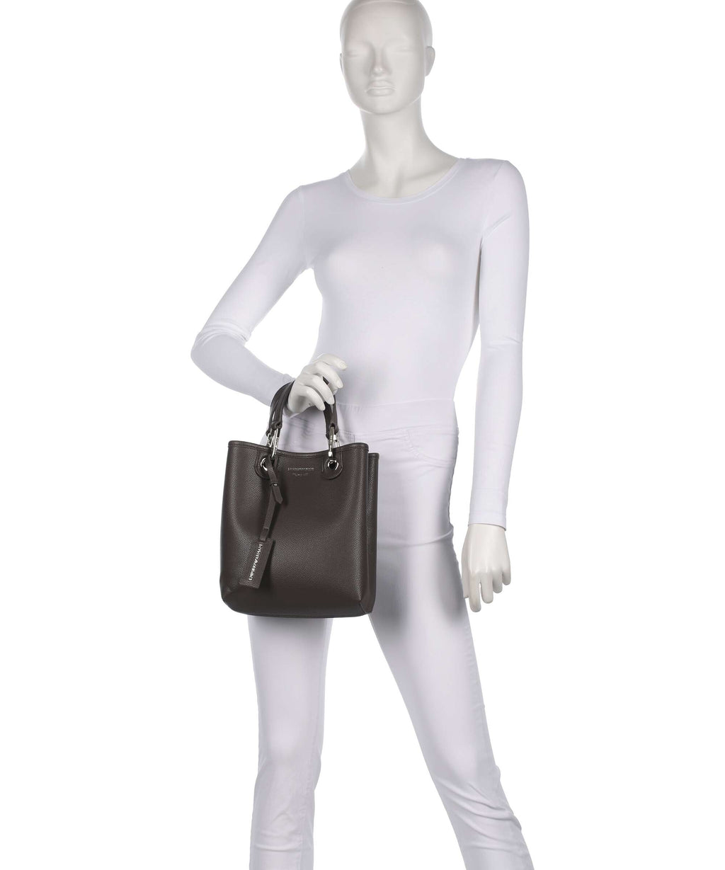 Emporio Armani Top Handle Bag – Dark Smoke / Foliage