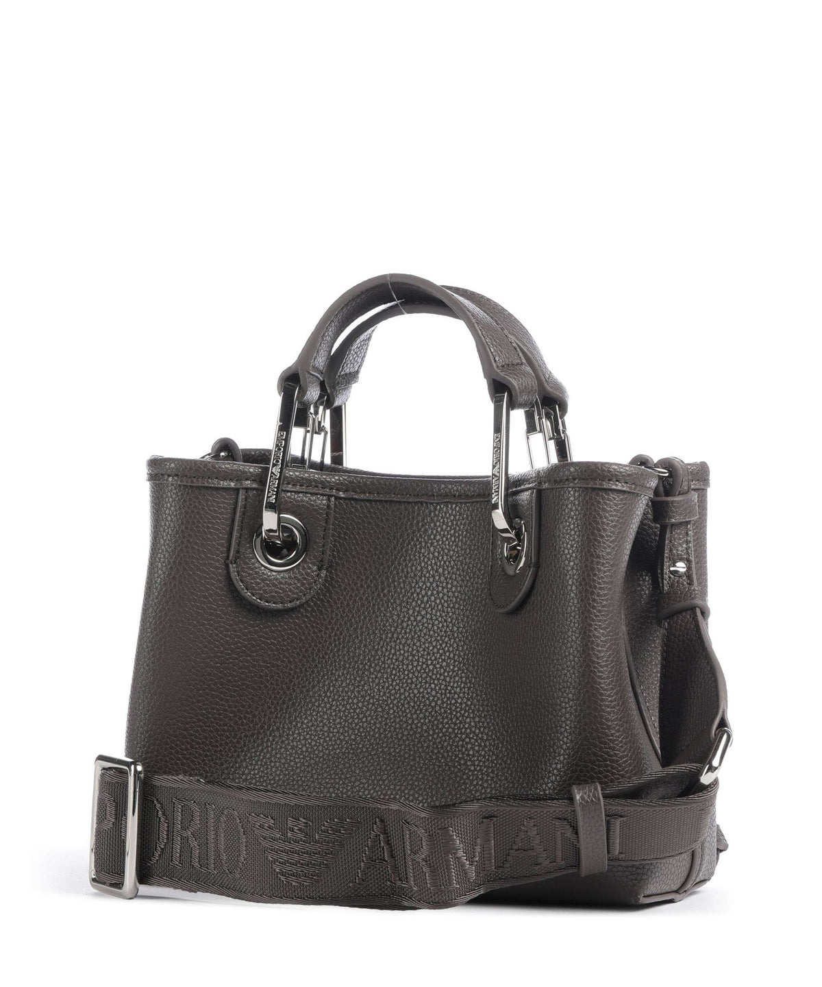 Emporio Armani XS Top Handle Bag – Dark Smoke / Foliage