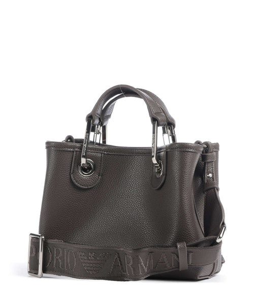 Emporio Armani XS Top Handle Bag – Dark Smoke / Foliage