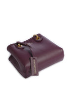 Emporio Armani XS Top Handle Bag – Aubergine / Foliage