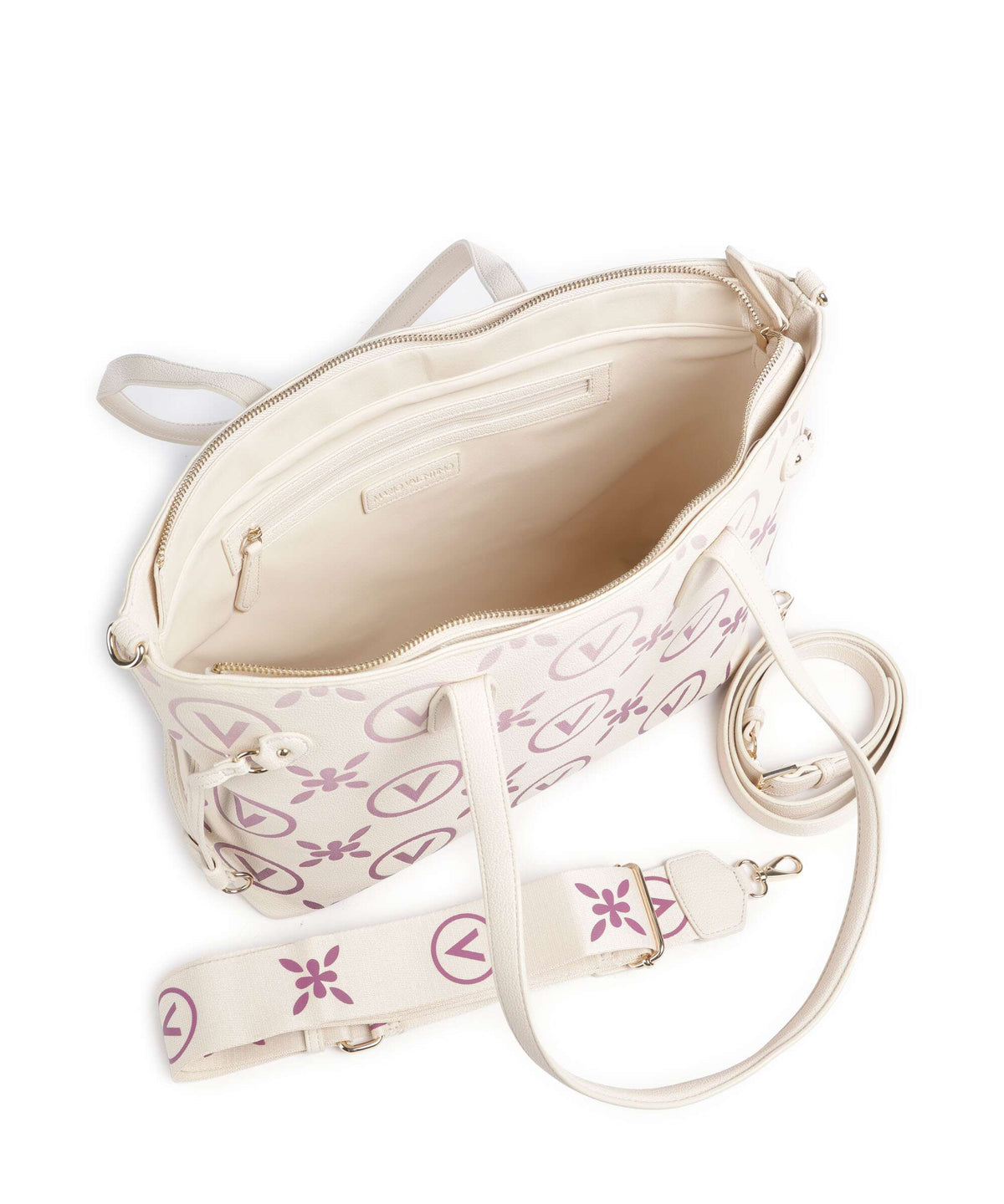 Valentino Bags Tote Bag – Ecru / Rosa 4