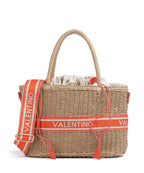 Valentino Bags Top Handle Bag – Natural / Arancio 1