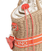 Valentino Bags Top Handle Bag – Natural / Arancio 3