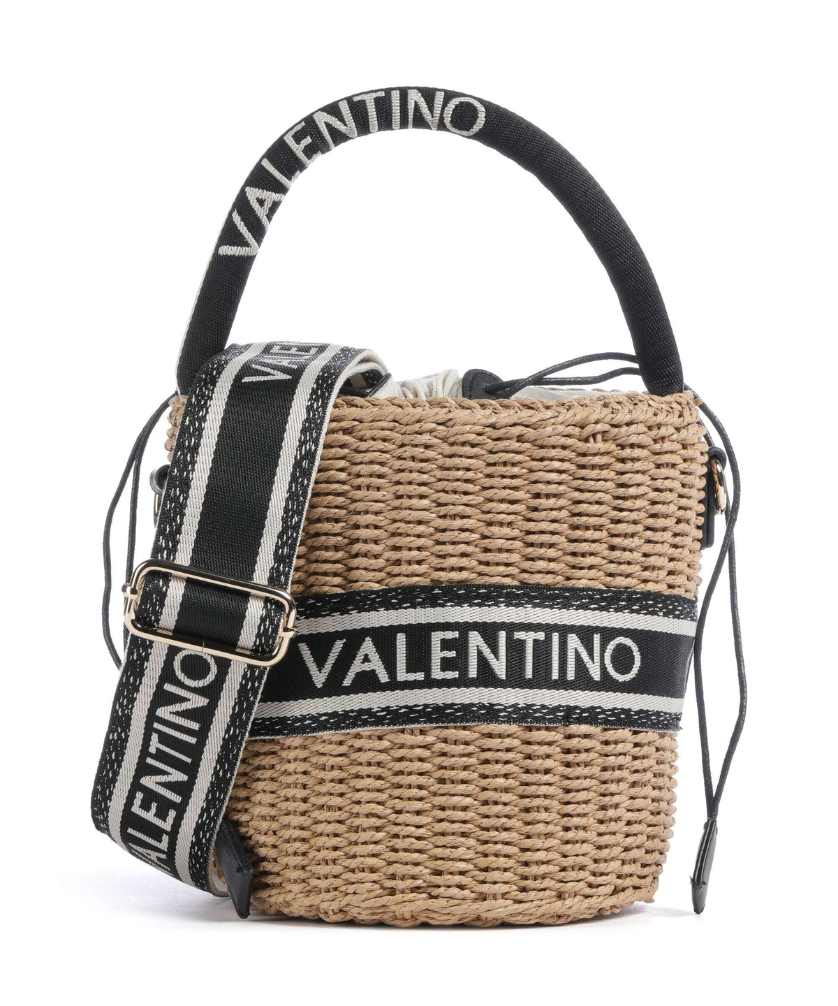 Valentino Bags Bucket Bag – Natural / Black 1