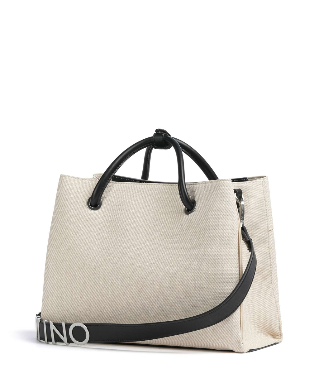 Valentino Bags Top Handle Bag – Natural / Black 2