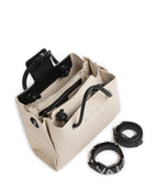 Valentino Bags Top Handle Bag – Natural / Black 4